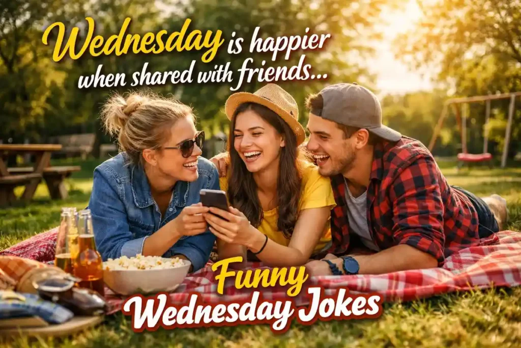 Wednesday is happier when shared with friends.