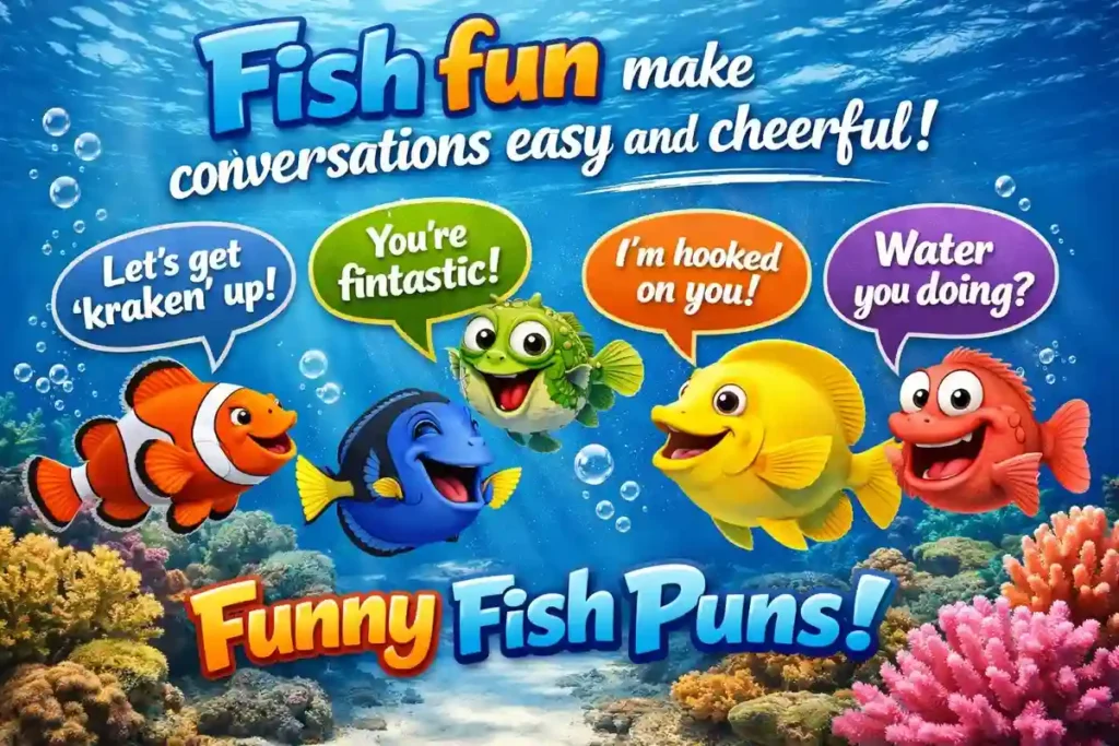 Fish fun make conversations easy and cheerful.