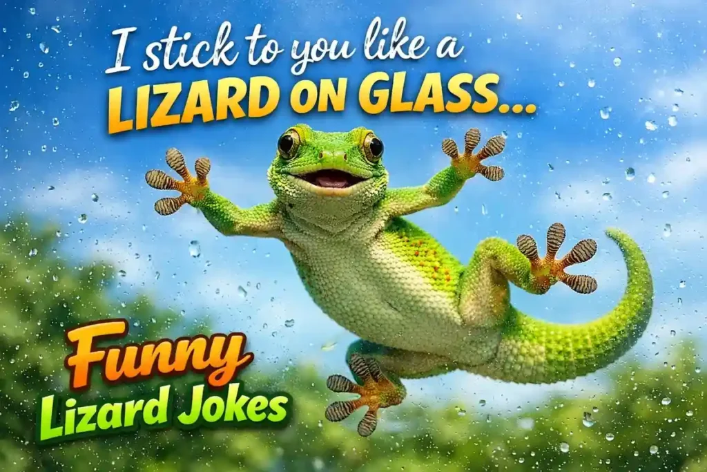 Short Lizard Puns For Adults