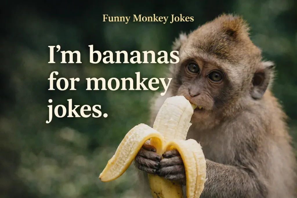 I’m bananas for monkey jokes.