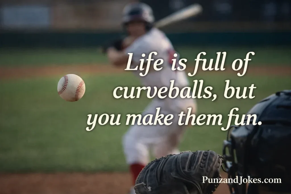 Punny Baseball Lines for Players and Coaches