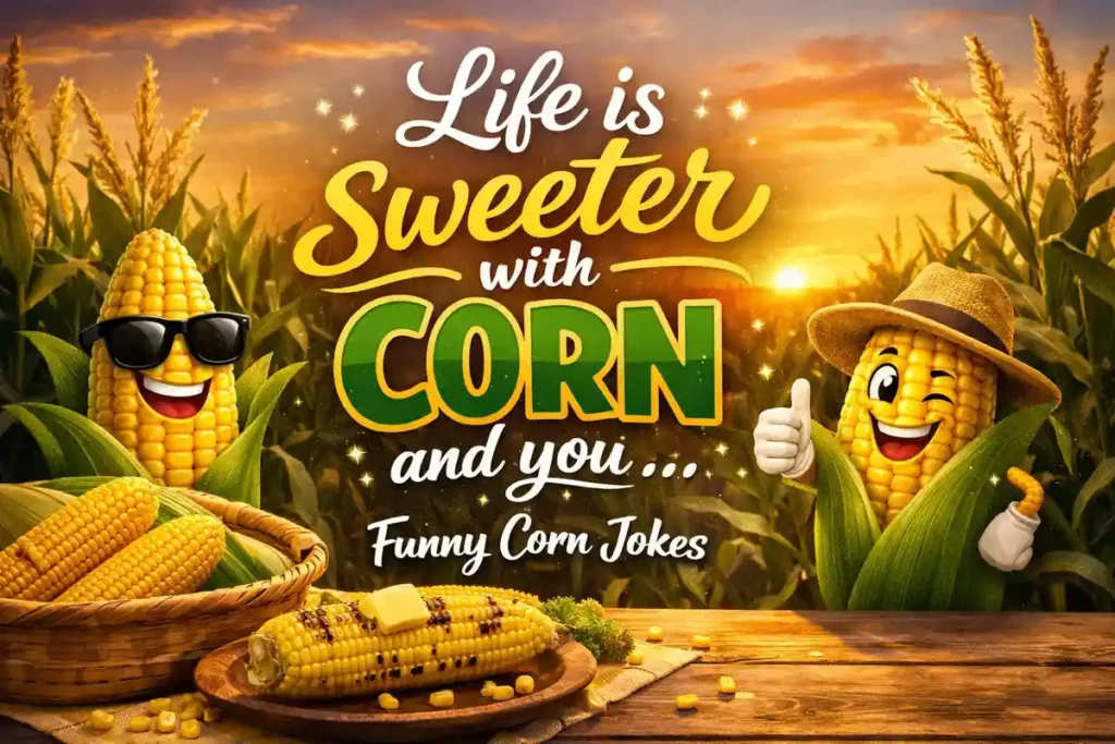 Life is sweeter with corn and you.