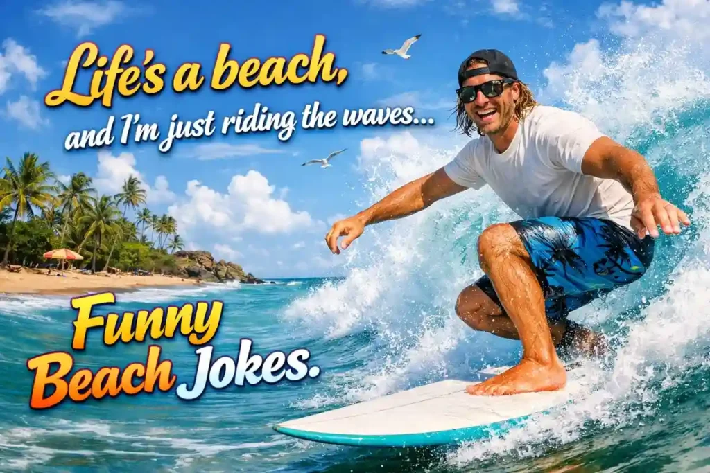 Life’s a beach, and I’m just riding the waves.