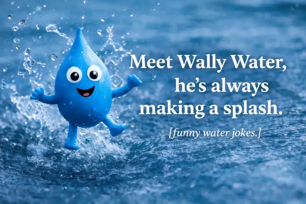 Meet Wally Water, he’s always making a splash.