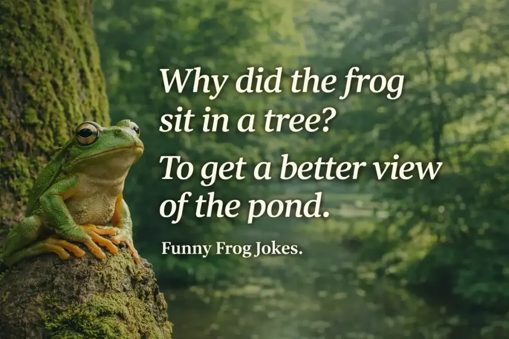 Pond Life Laugh Frogs in Hilarious Situations