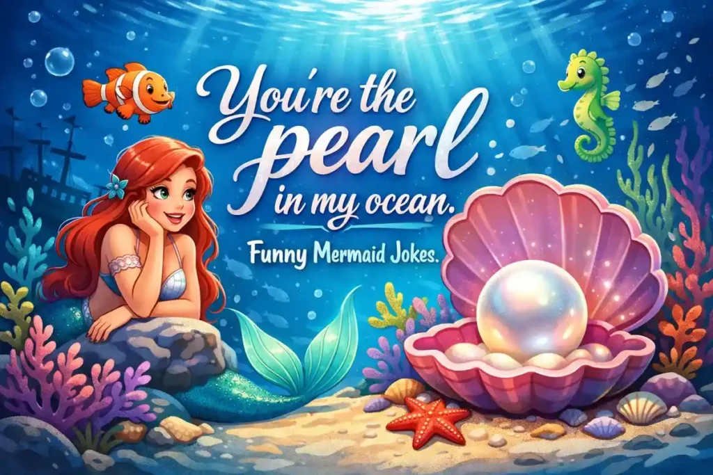 You’re the pearl in my ocean.