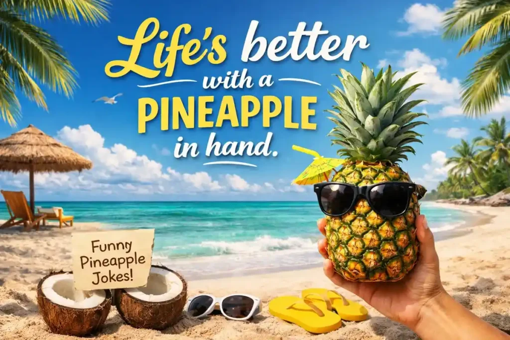 Life’s better with a pineapple in hand.