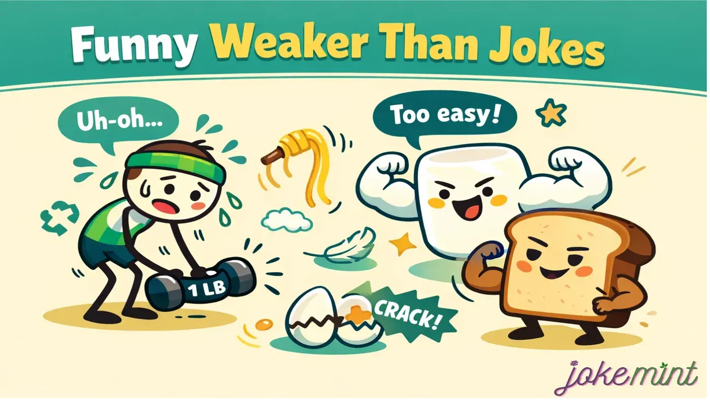 Weaker Than Jokes