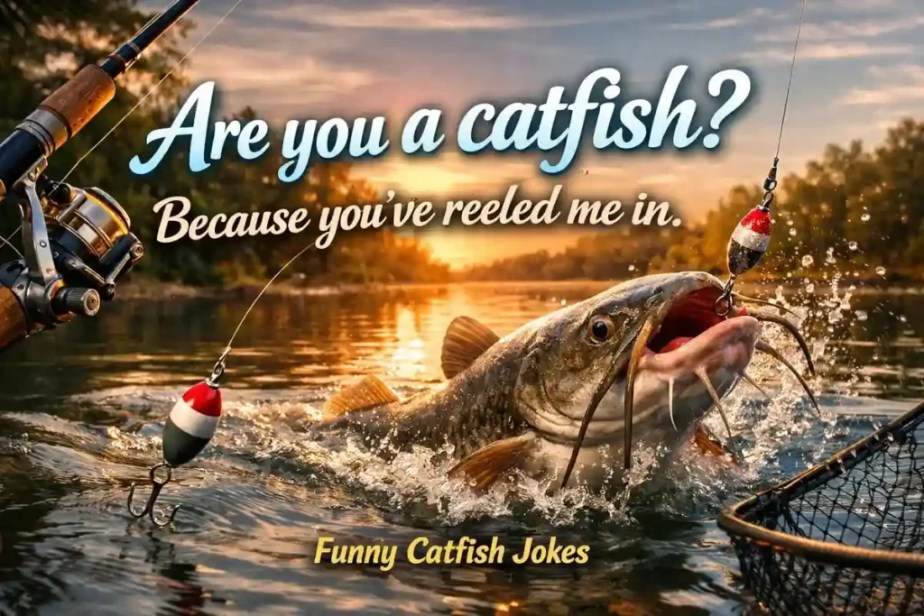 Are you a catfish? Because you’ve reeled me in.