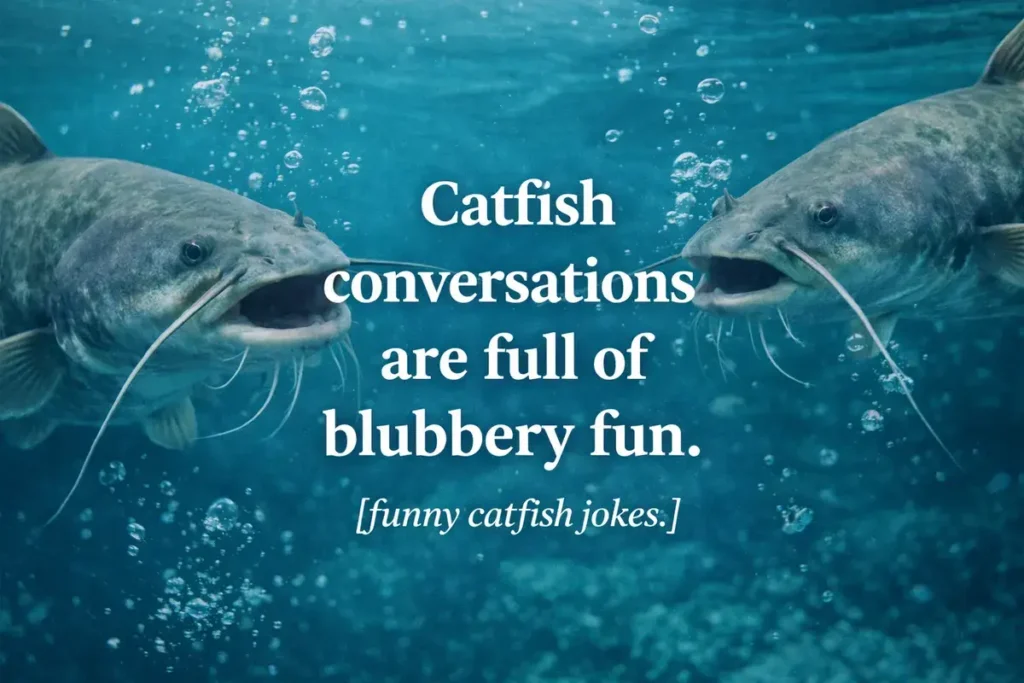Catfish conversations are full of blubbery fun.