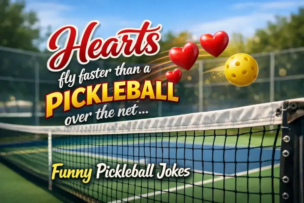 Hearts fly faster than a pickleball over the net.