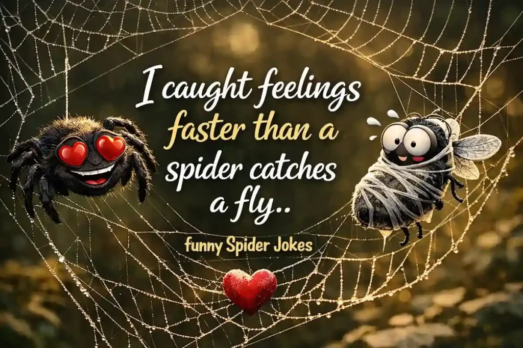 I caught feelings faster than a spider catches a fly.