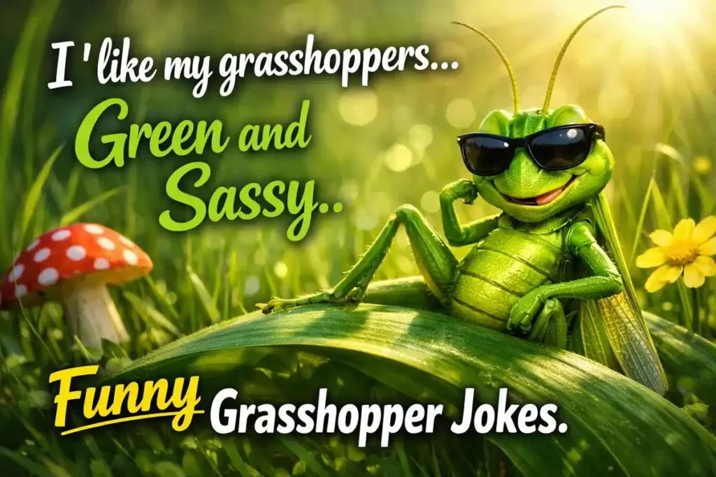 Hilarious Grasshopper Puns For Adults