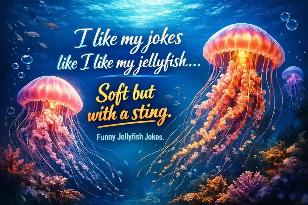 I like my jokes like I like my jellyfish soft but with a sting.