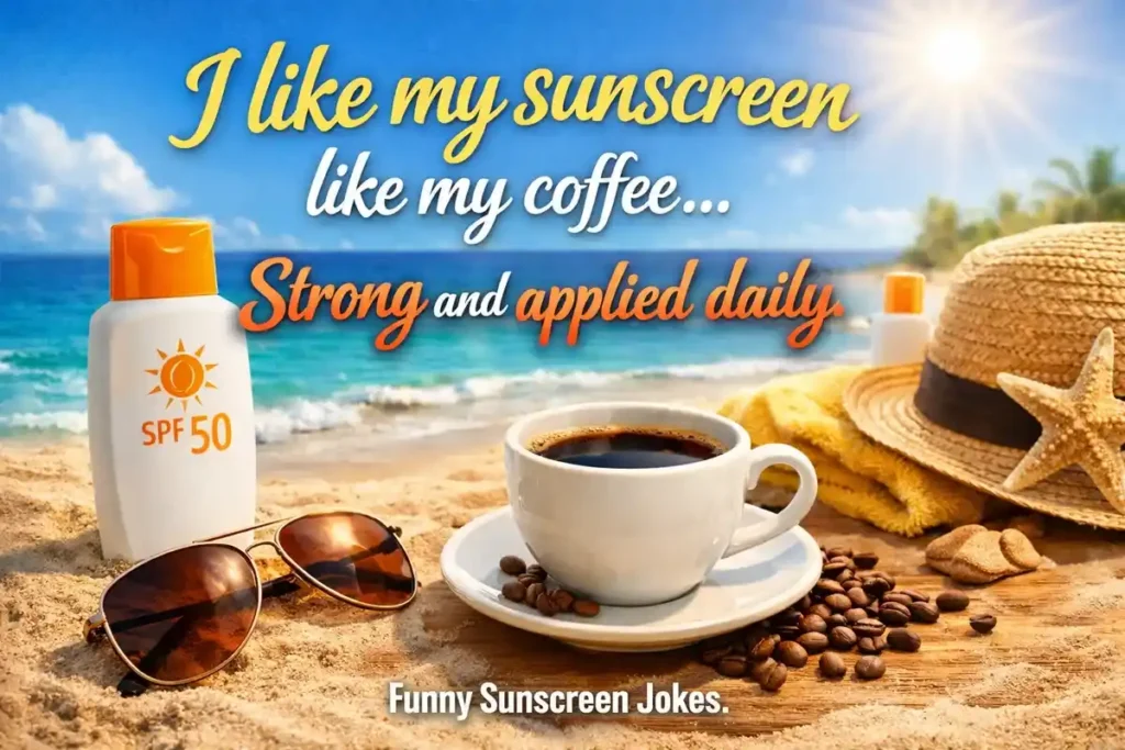 Funny Sunscreen Jokes and Puns For Adults