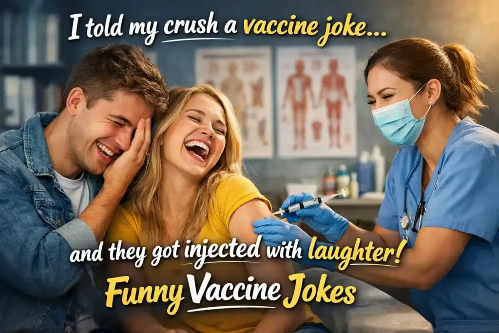 I told my crush a vaccine joke and they got injected with laughter.