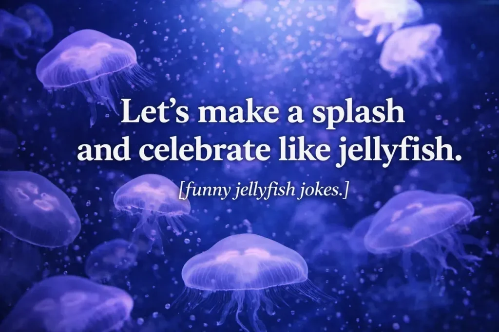 Let’s make a splash and celebrate like jellyfish.