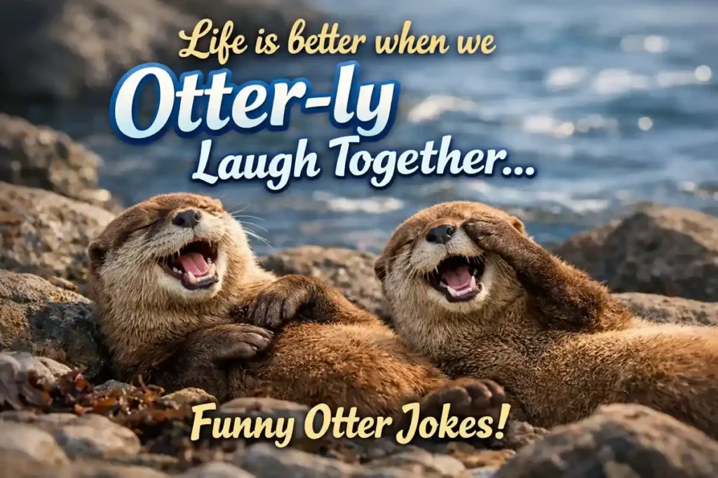 Life is better when we otter-ly laugh together.