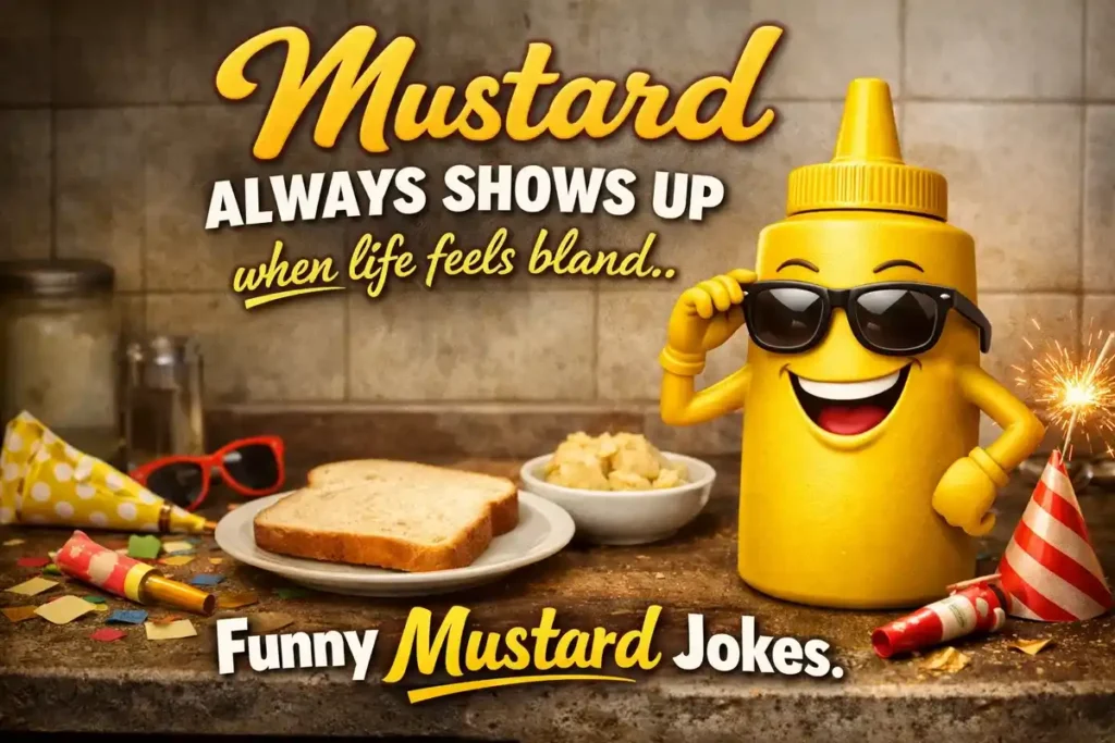 Mustard always shows up when life feels bland.