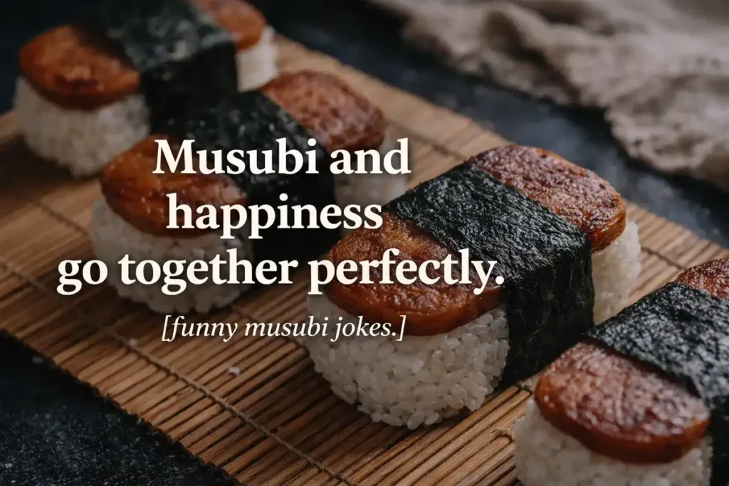Musubi and happiness go together perfectly