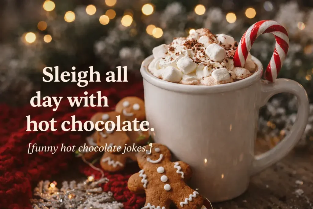 Sleigh all day with hot chocolate.