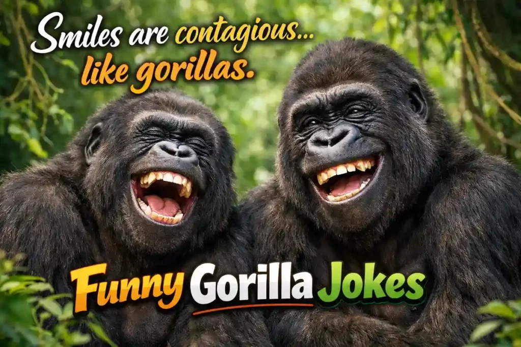 Short Gorilla Puns Captions