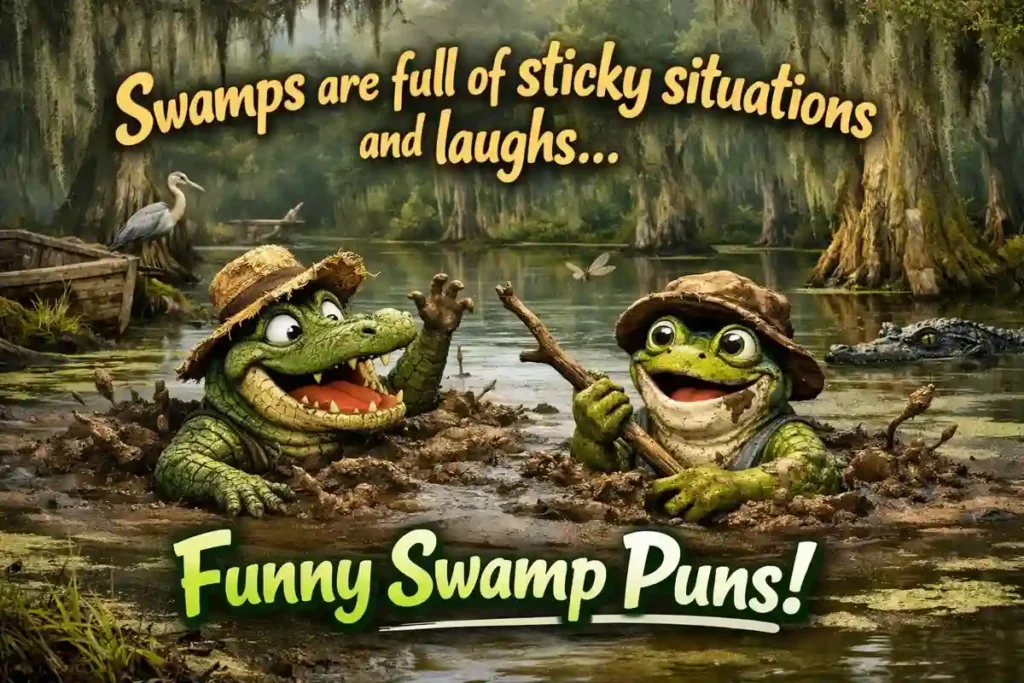 Funny Swamp Puns