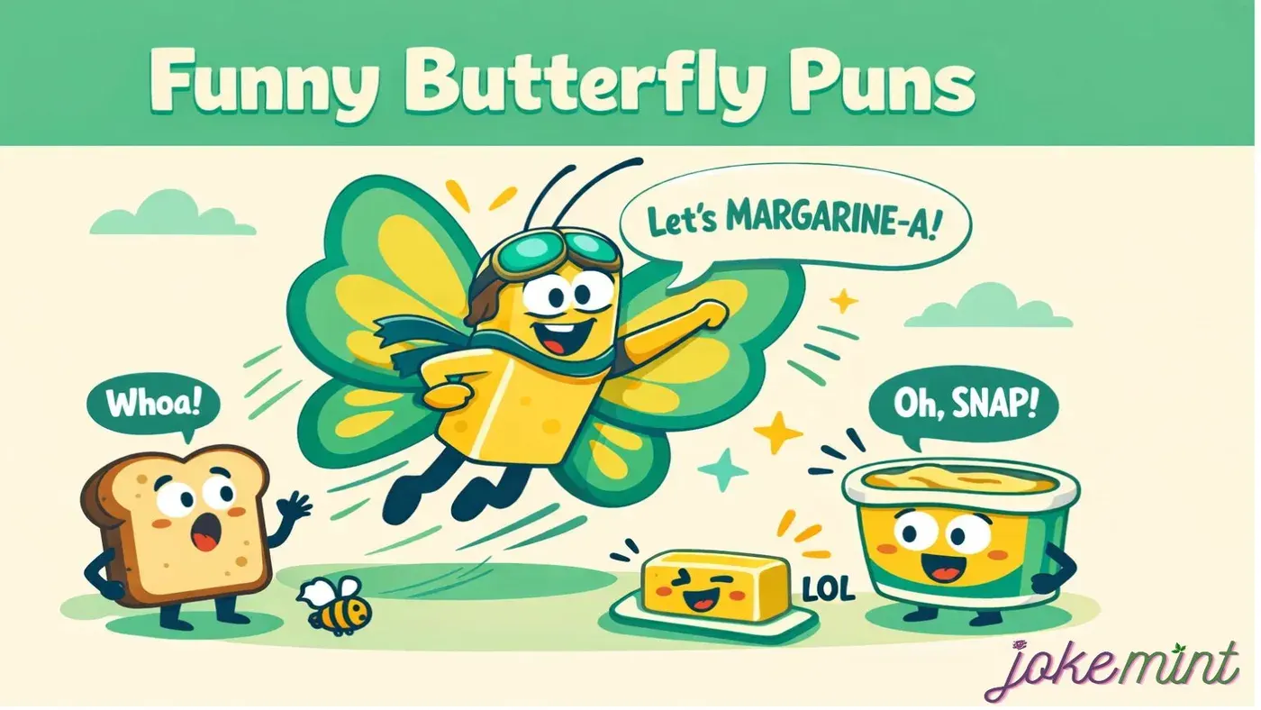 Butterfly Puns