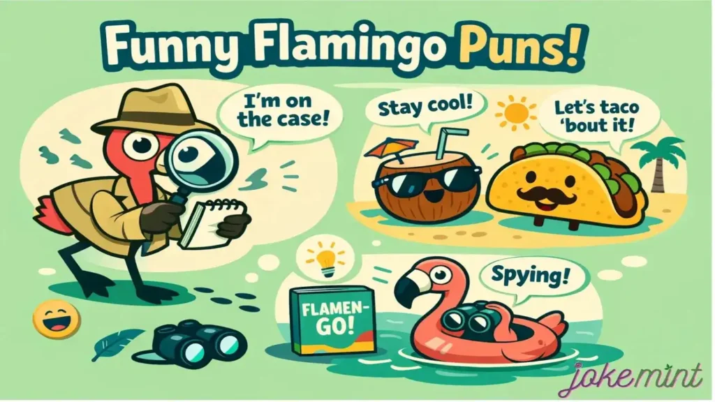 Flamingo Puns