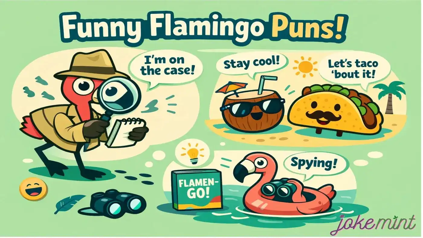 Flamingo Puns