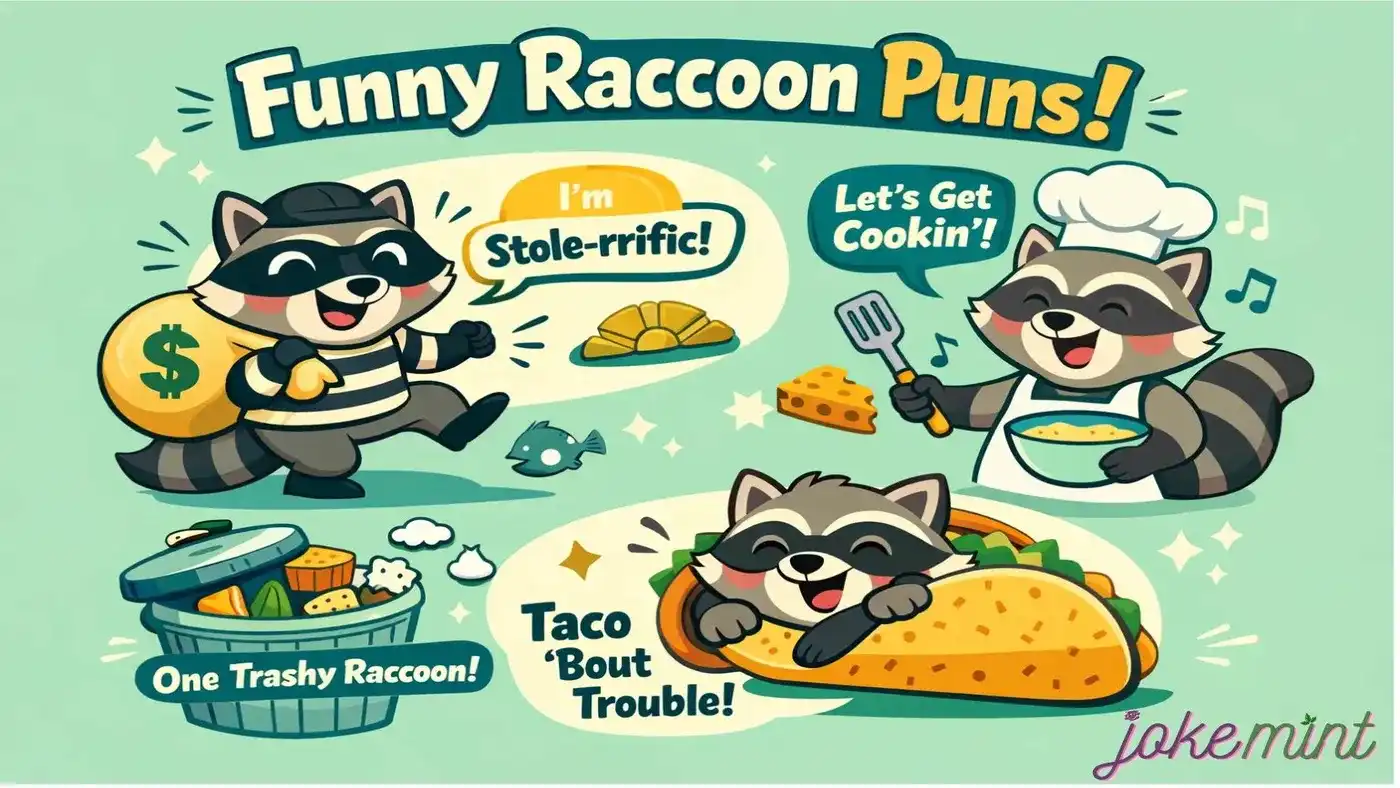 Raccoon Puns