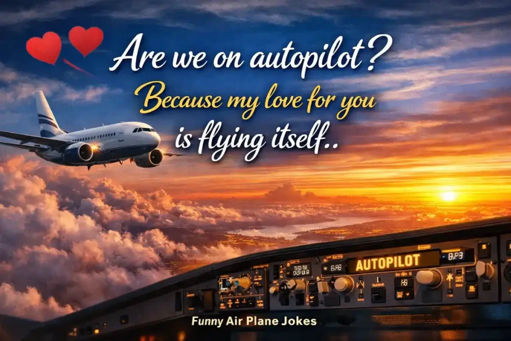 Are we on autopilot? Because my love for you is flying itself.