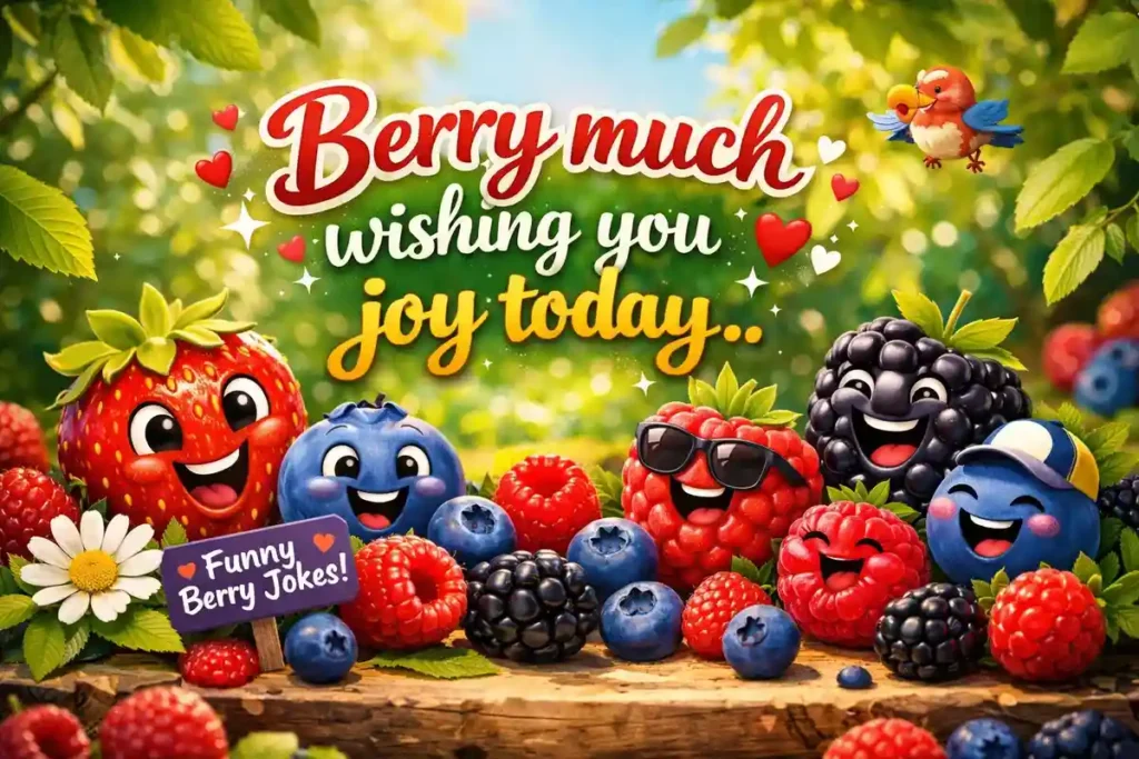 Berry much wishing you joy today.