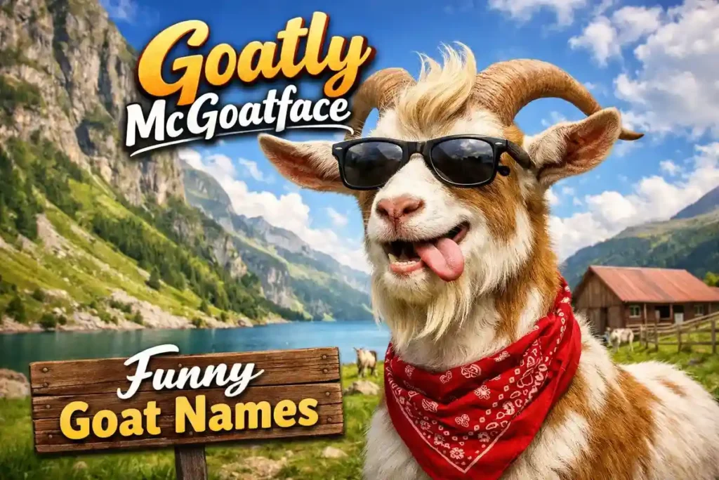 best funny pet goat names
