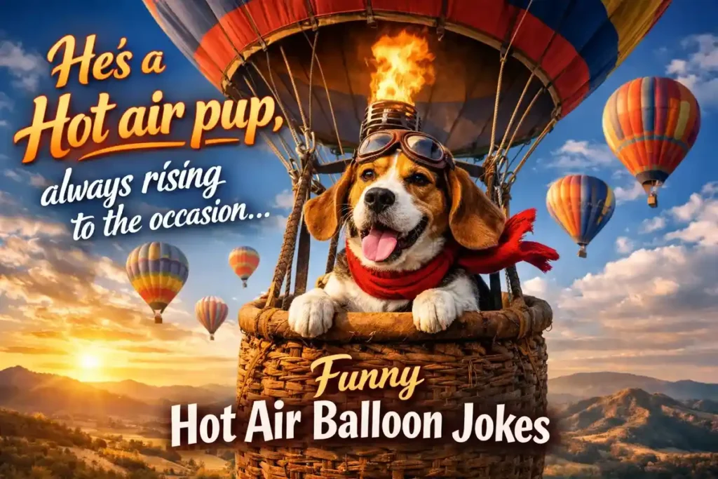 Hot Air Balloon Dog Puns