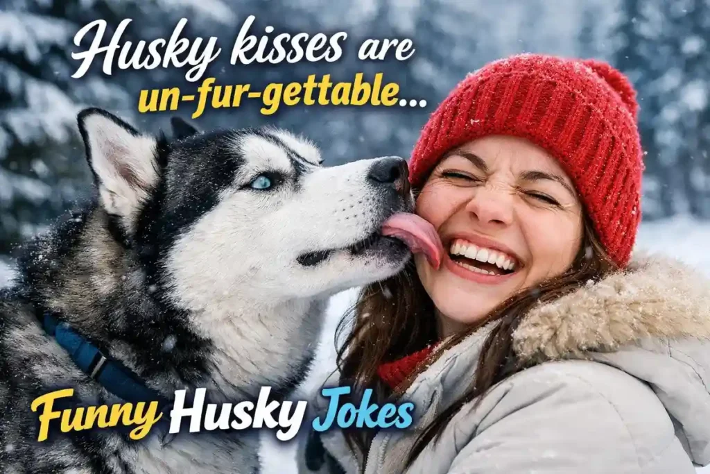 Husky kisses are un-fur-gettable.