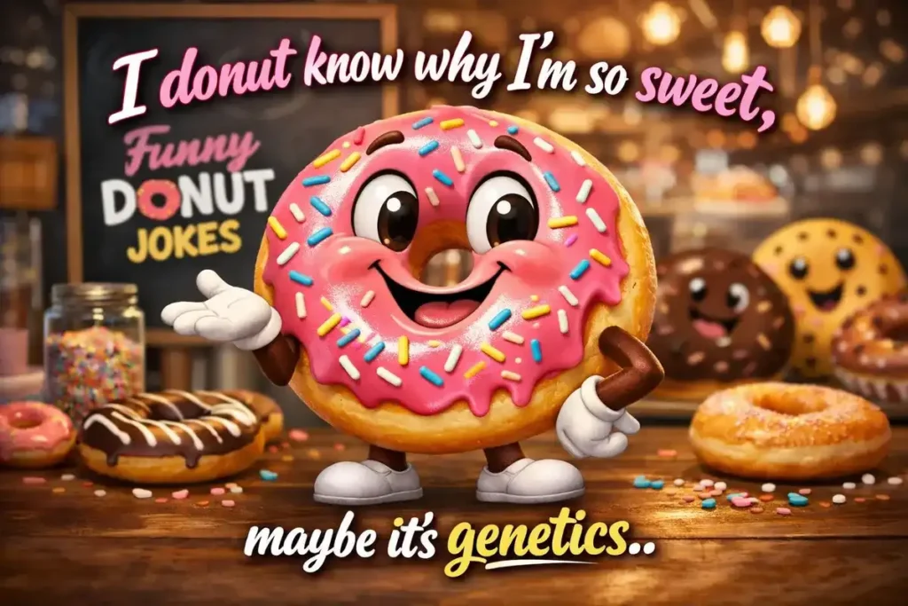 I donut know why I’m so sweet, maybe it’s genetics.