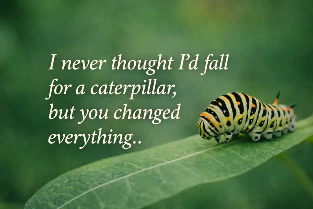 Caterpillar Pick-Up Lines