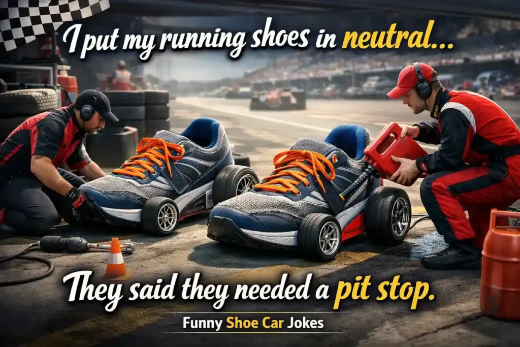 Hilarious Shoe Car Puns and Jokes