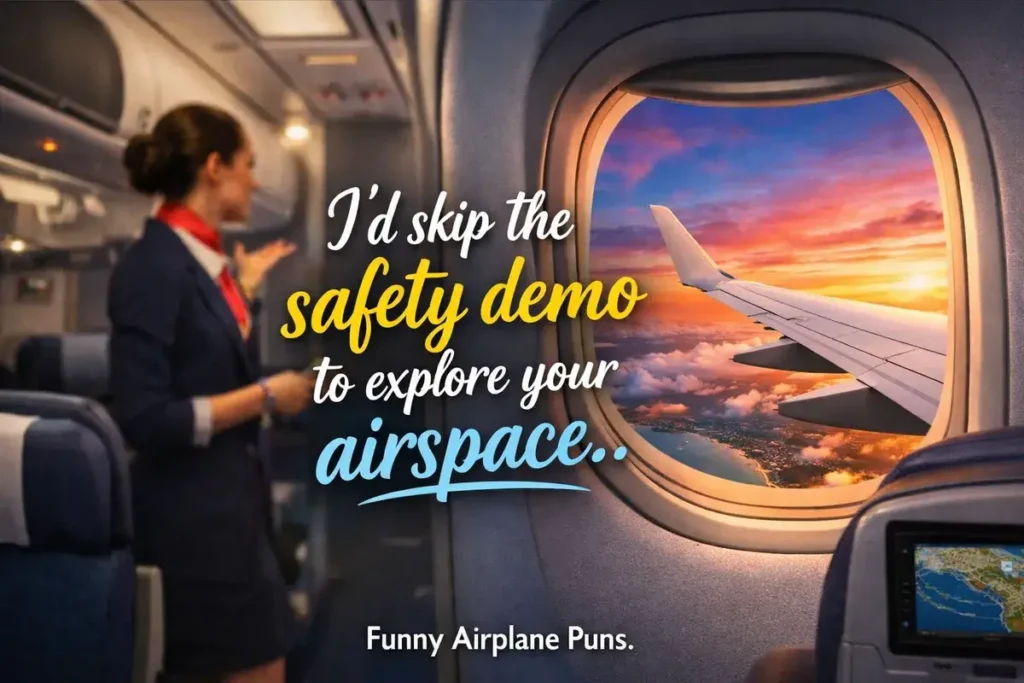 I’d skip the safety demo to explore your airspace.