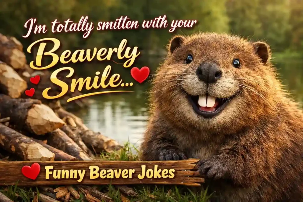 I’m totally smitten with your beaverly smile.
