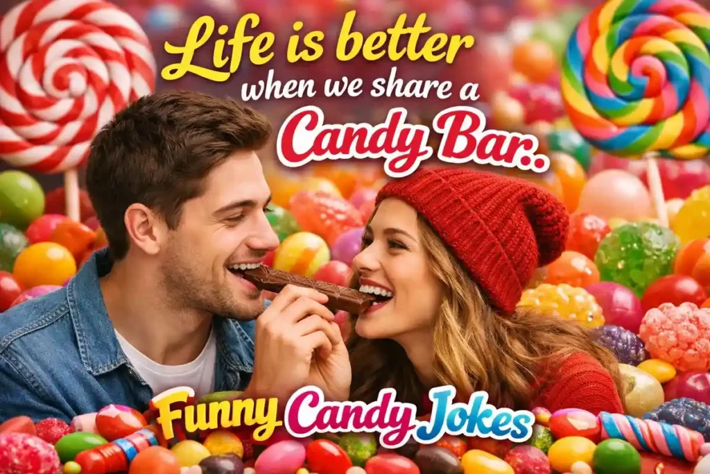 Life is better when we share a candy bar.