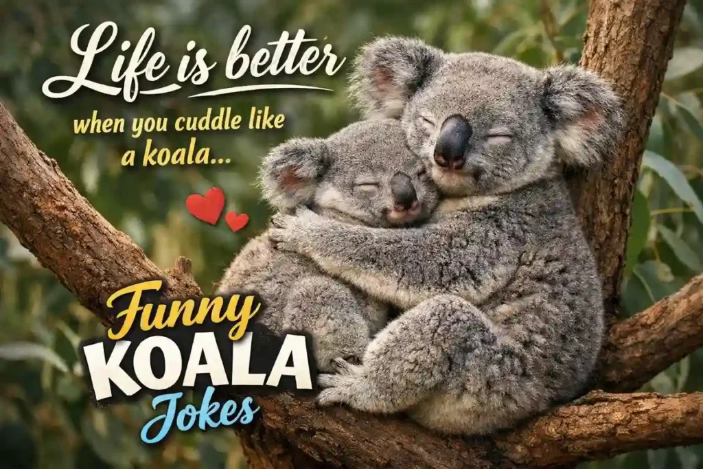 Life is better when you cuddle like a koala