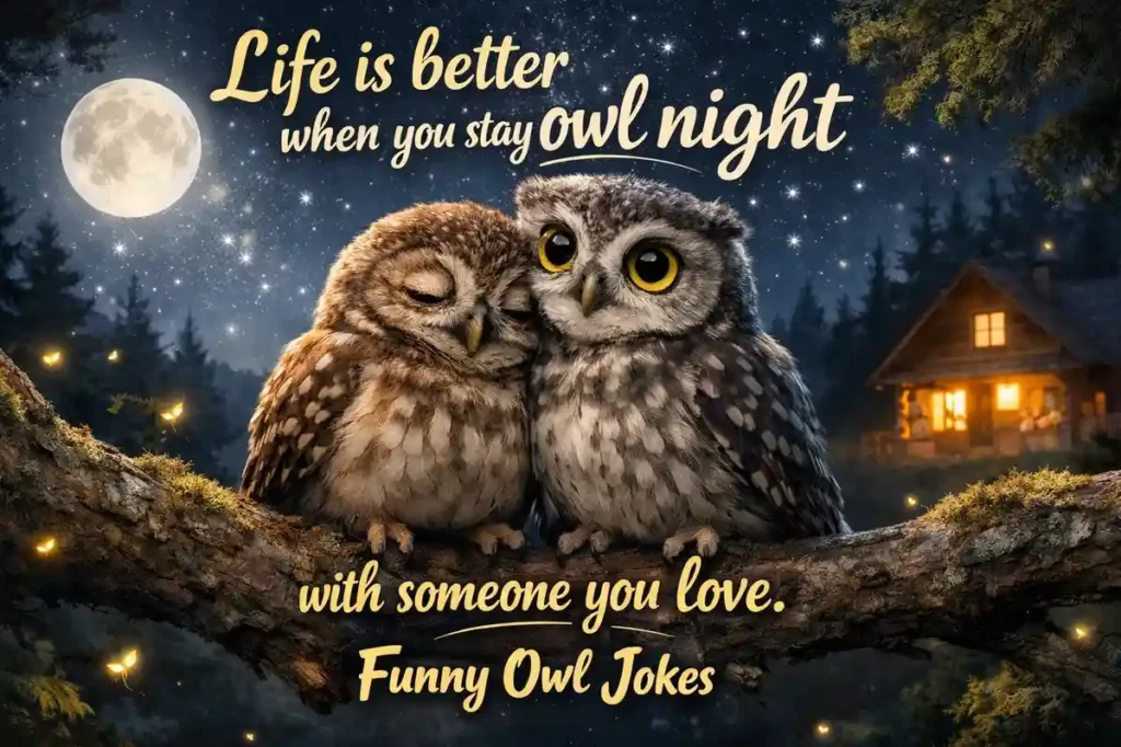 Life is better when you stay owl night with someone you love.