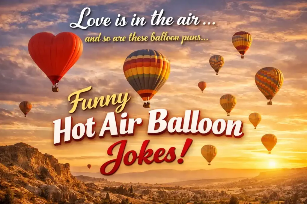 Love is in the air and so are these balloon puns.