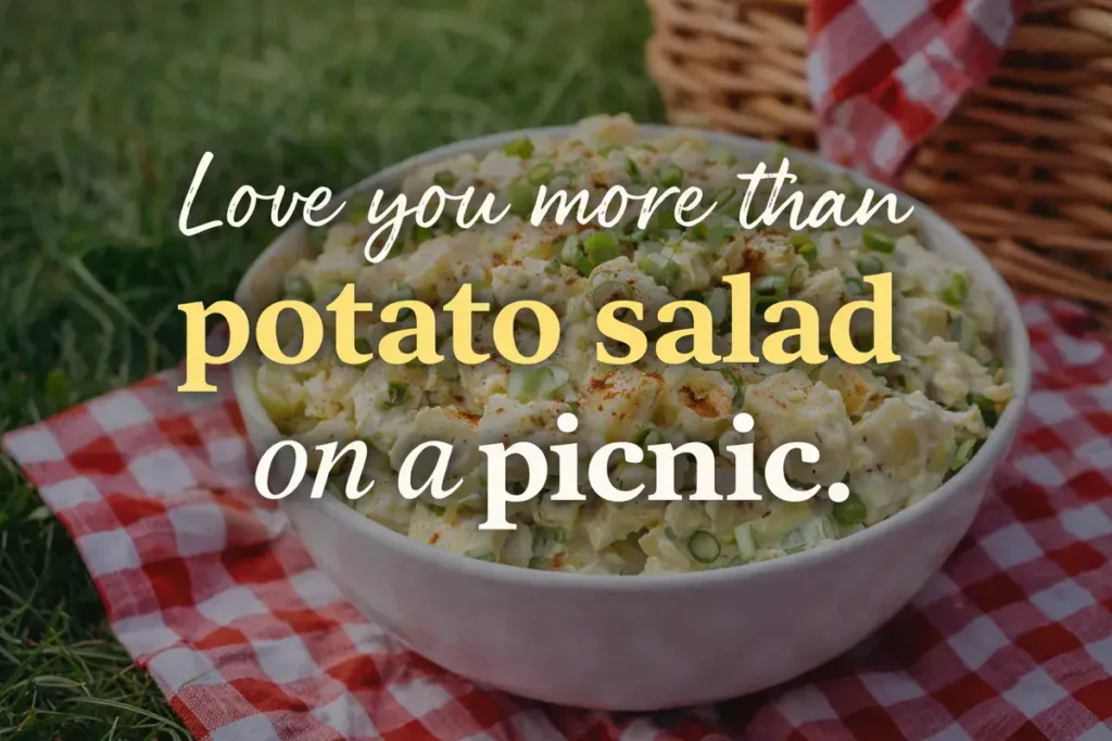 Love you more than potato salad on a picnic.