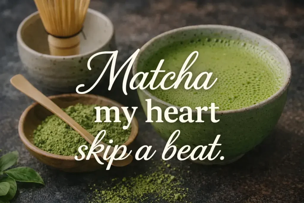 Matcha my heart skip a beat.