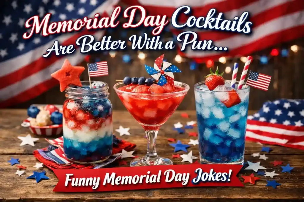 Memorial Day cocktails are better with a pun.