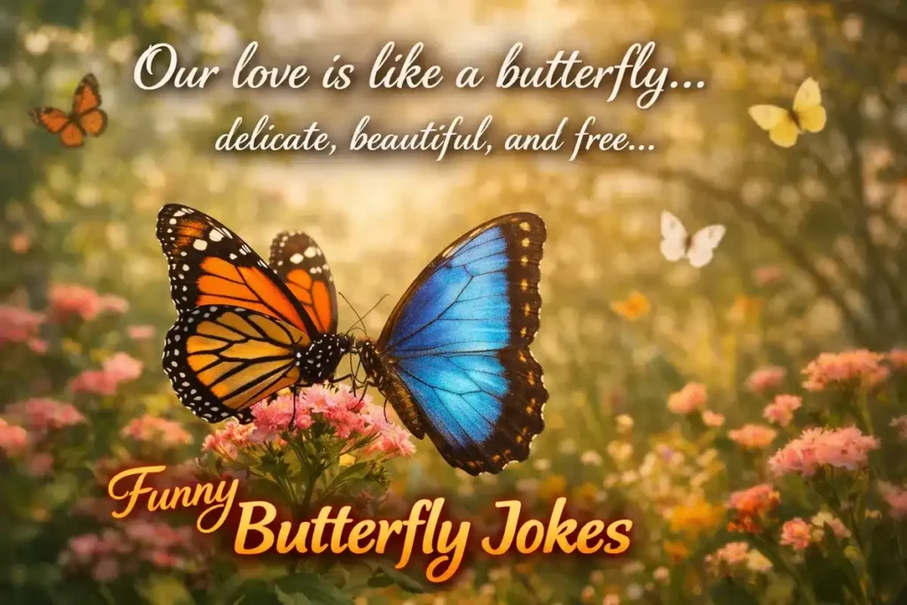 Our love is like a butterfly delicate, beautiful, and free.