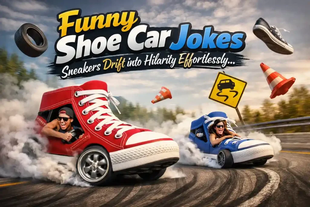 Sneakers drift into hilarity effortlessly.